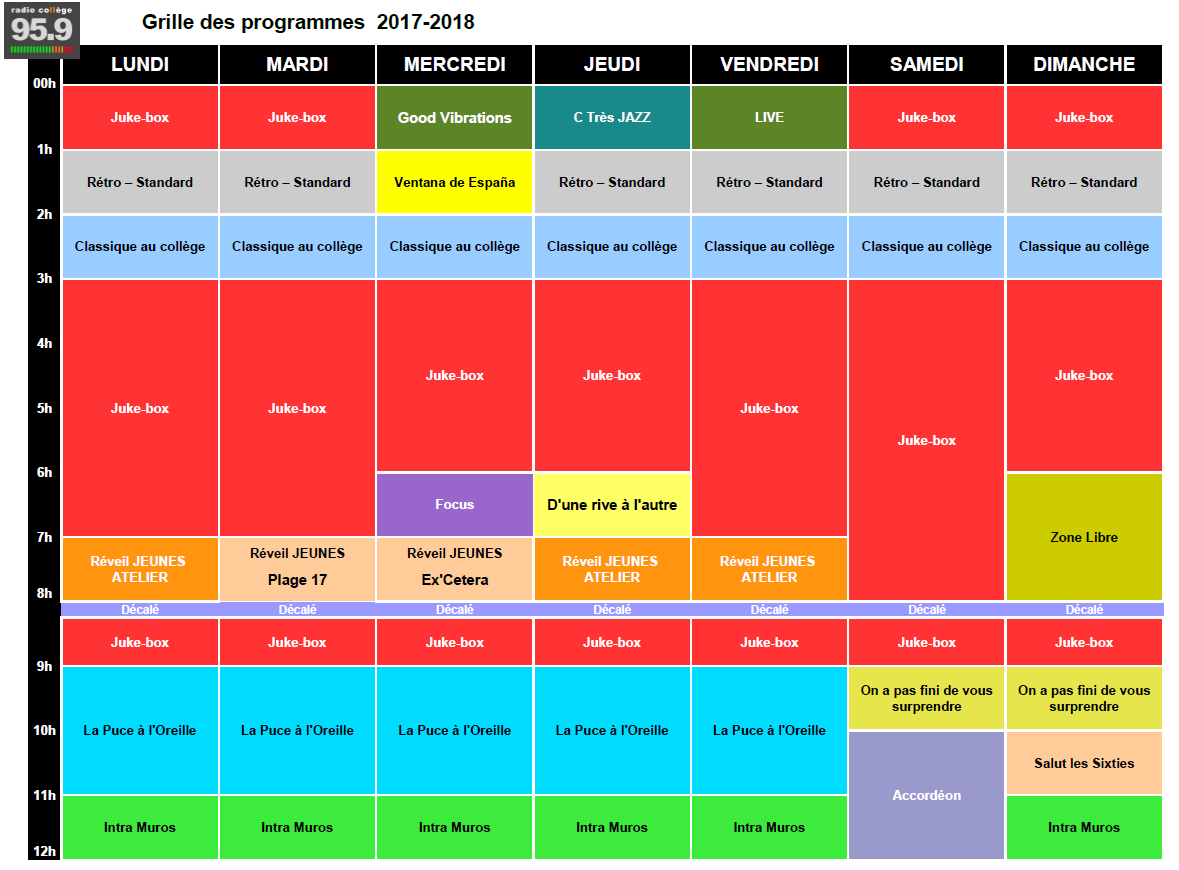 Radio Campus La nouvelle grille de programmes ! Radio Campus Orléans 88
